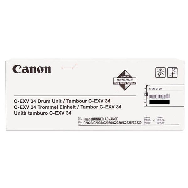 Canon 3786B003/C-EXV34 Drum Kit schwarz, 43.000 Seiten