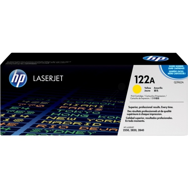 HP Q3962A/122A Toner gelb, 4.000 Seiten/5%