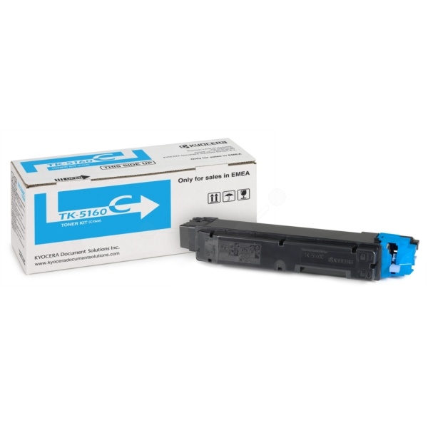 Kyocera 1T02NTCNL0/TK-5160C Toner-Kit cyan, 12.000 Seiten ISO/IEC 19798