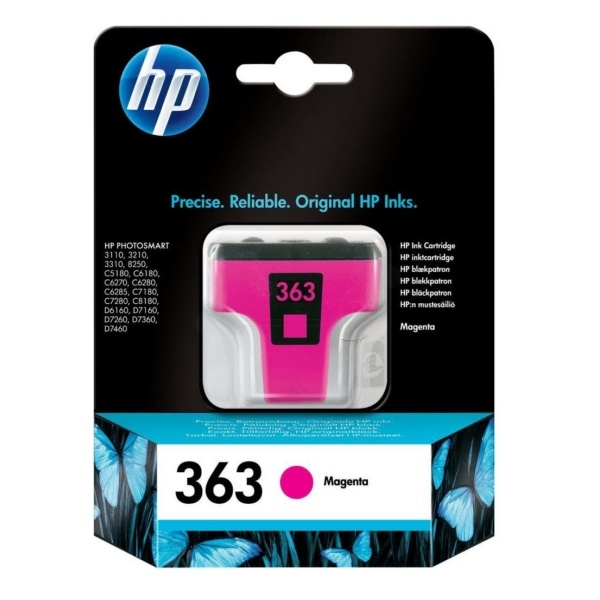 HP C8772EE/363 Tintenpatrone magenta, 380 Seiten ISO/IEC 24711 280 Fotos 3.5ml