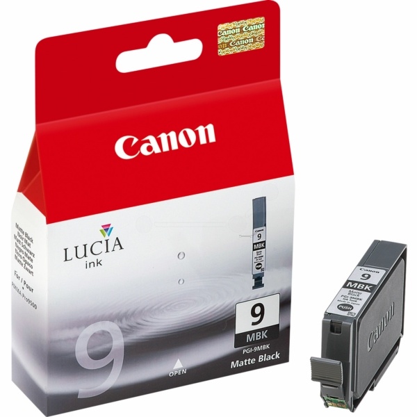 Canon 1033B001/PGI-9MBK Tintenpatrone schwarz matt, 630 Seiten/5% 14ml