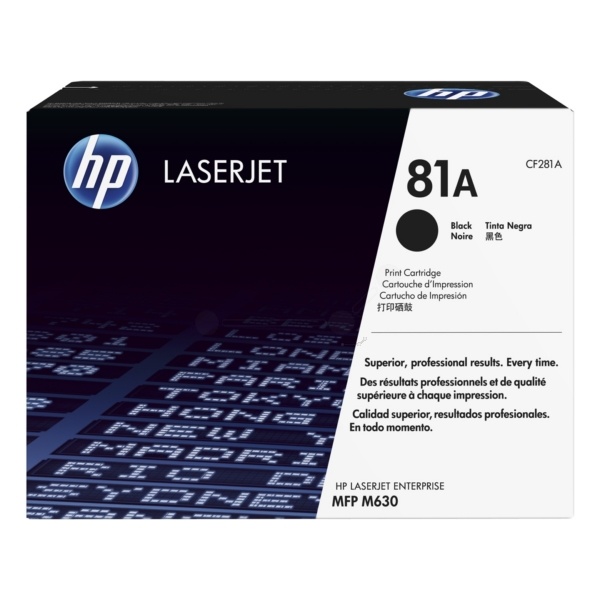 HP CF281A/81A Tonerkartusche schwarz, 10.500 Seiten ISO/IEC 19752