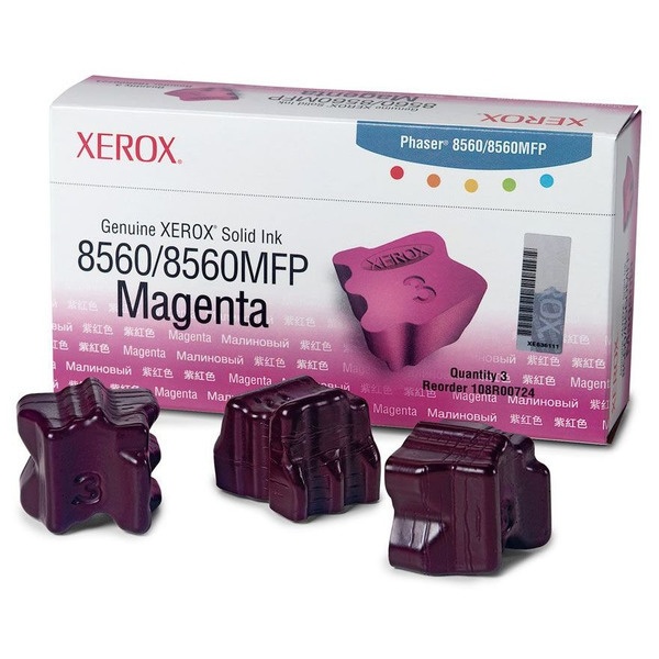 Xerox 108R00724 Festtinte in Color-Stix magenta, 3x3.400 Seiten VE=3