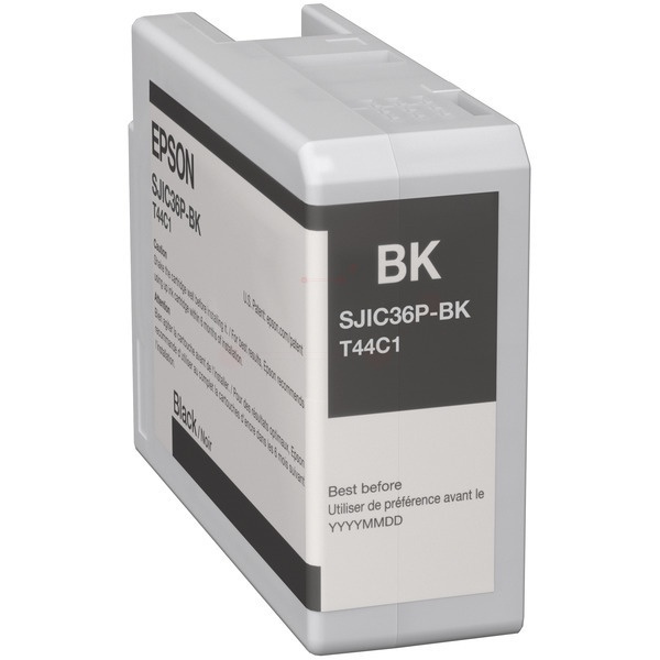 Epson C13T44C140/SJIC-36-P-K Tintenpatrone schwarz 80ml