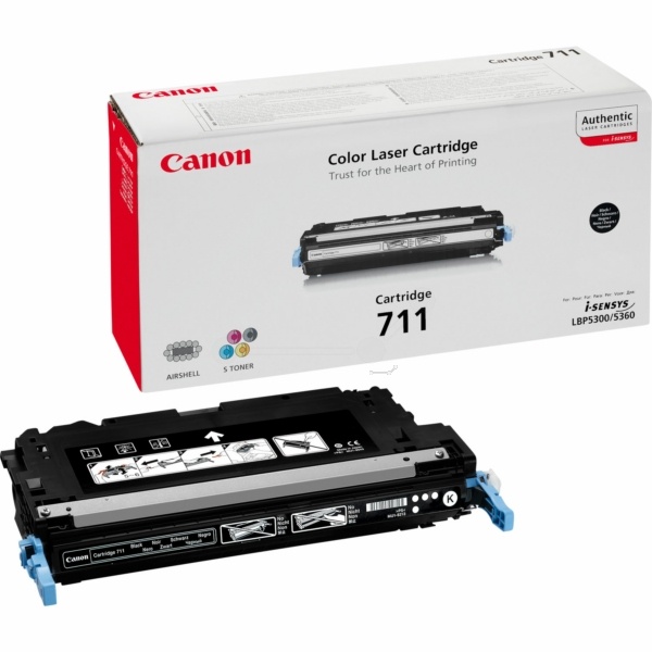 Canon 1660B002/711BK Tonerkartusche schwarz, 6.000 Seiten