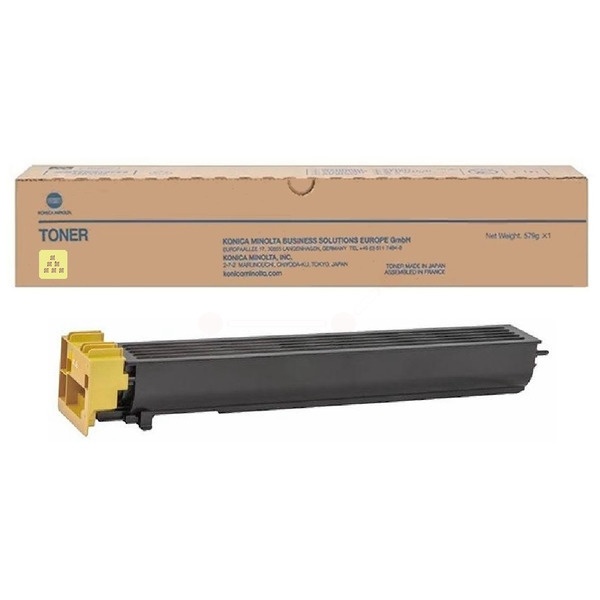 Konica Minolta A0TM250/TN-613Y Toner gelb, 30.000 Seiten