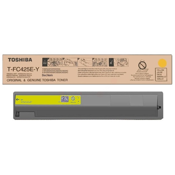 Toshiba 6AJ00000238/T-FC425EY Toner-Kit gelb, 38.000 Seiten