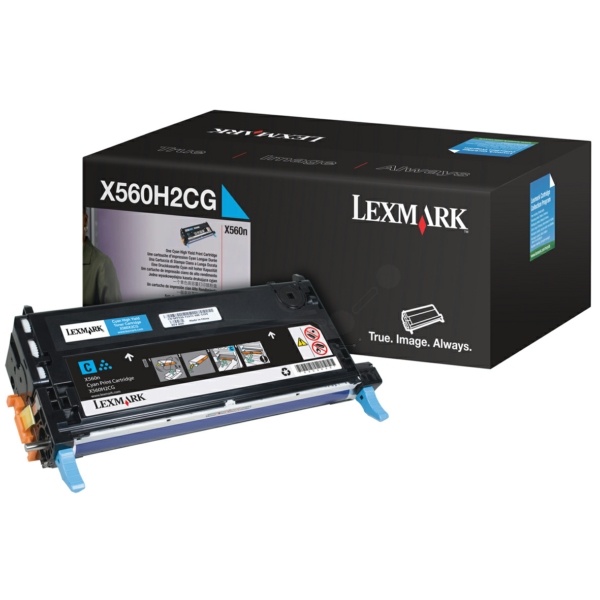 Lexmark X560H2CG Tonerkartusche cyan, 10.000 Seiten ISO/IEC 19752