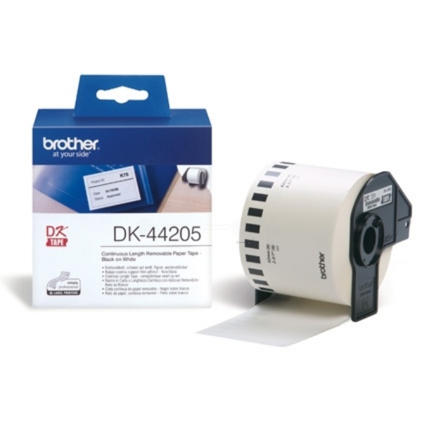 Brother DK-44205 DirectLabel Etiketten weiss Papier 62mm x 30,48m