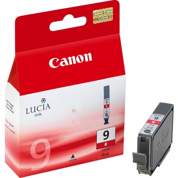 Canon 1040B001/PGI-9R Tintenpatrone rot, 1.600 Seiten/5% 14ml