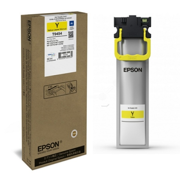 Epson C13T945440/T9454 Tintenpatrone gelb High-Capacity, 5.000 Seiten 38,1ml