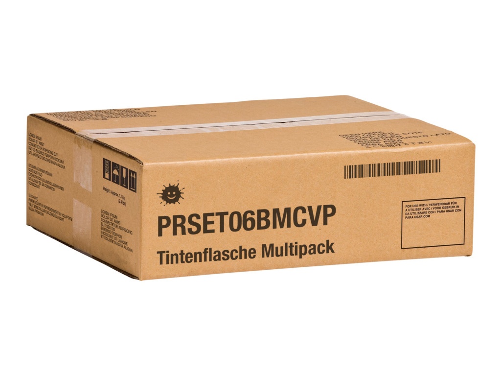 Kompatibel PRSET06BMCVP Tintenflasche Multipack Bk,C,MY VE=4 (ersetzt Epson 113)