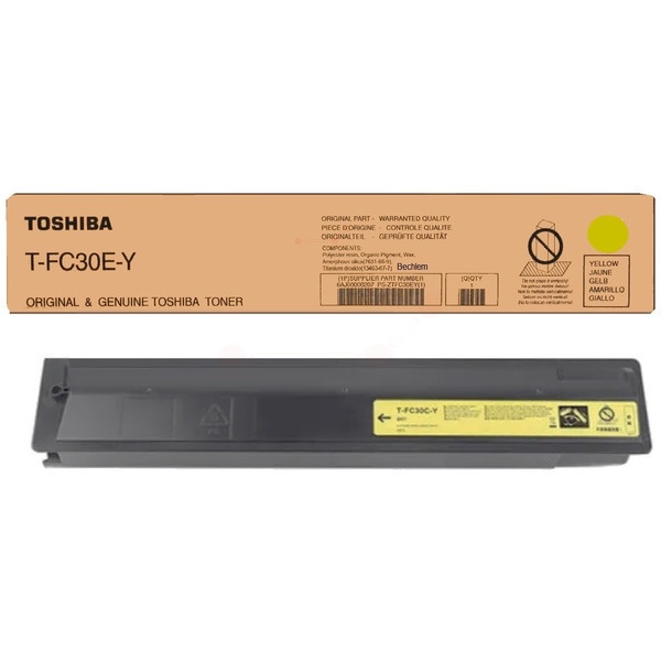 Toshiba 6AG00004454/T-FC30EY Toner gelb, 33.600 Seiten/6%