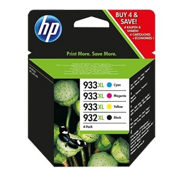 HP C2P42AE/932XL/933XL Tintenpatrone MultiPack Bk,C,M,Y 1000 pg + 3x825pg VE=4