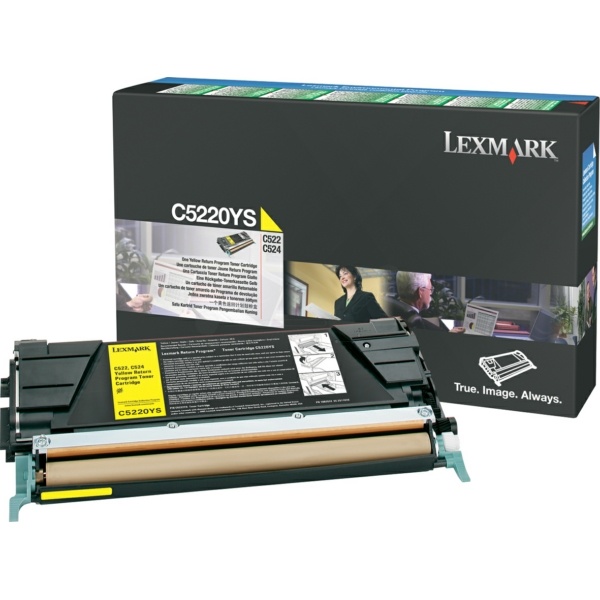 Lexmark C5220YS Toner-Kit gelb return program, 3.000 Seiten ISO/IEC 19798