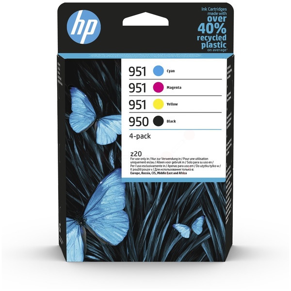 HP 6ZC65AE/950/951 Tintenpatrone MultiPack Bk,C,M,Y 24ml + 3x8ml VE=4