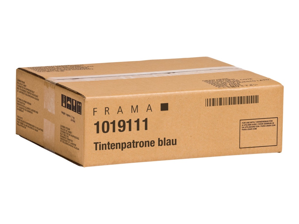 Frama 1019111 Tintenpatrone blau, 15.000 Seiten