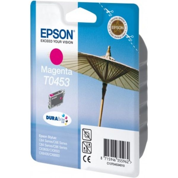 Epson C13T04534010/T0453 Tintenpatrone magenta, 250 Seiten/5% 8ml