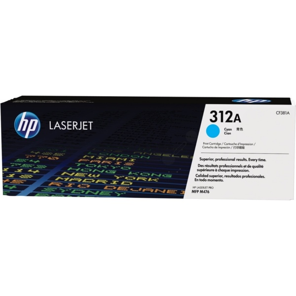 HP CF381A/312A Tonerkartusche cyan, 2.700 Seiten ISO/IEC 19798