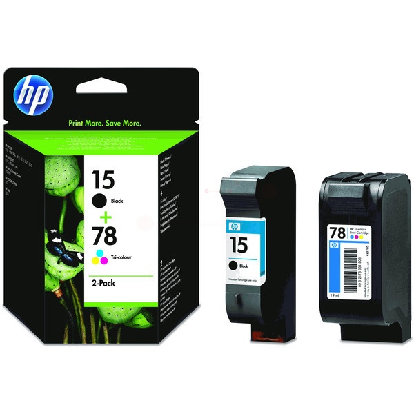 HP SA310AE/15+78 Druckkopfpatrone Multipack schwarz + color 500 pg + 560 pg VE=2