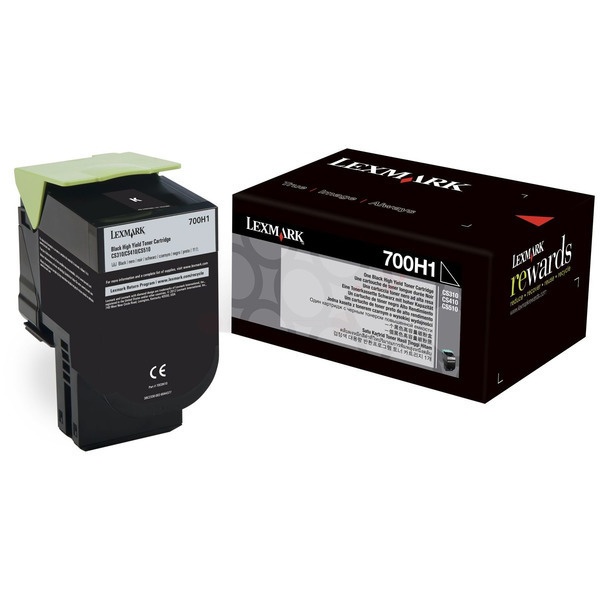 Lexmark 70C0H10/700H1 Toner-Kit schwarz, 4.000 Seiten ISO/IEC 19798