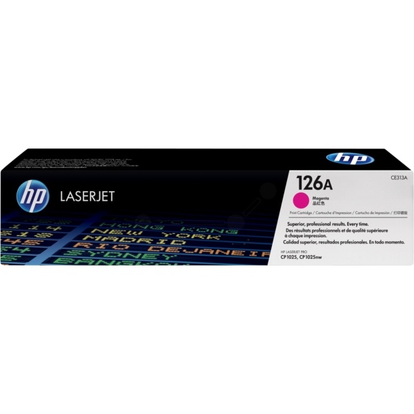 HP CE313A/126A Toner magenta, 1.000 Seiten ISO/IEC 19798