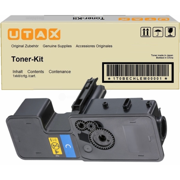 Utax 1T02R7CUT0/PK-5015C Toner-Kit cyan, 3.000 Seiten ISO/IEC 19752