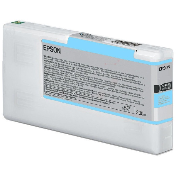 Epson C13T653500/T6535 Tintenpatrone cyan hell 200ml