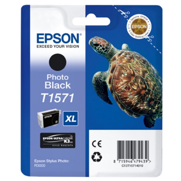 Epson C13T15714010/T1571 Tintenpatrone schwarz foto 25.9ml