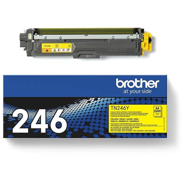 Brother TN-246Y Toner-Kit gelb, 2.200 Seiten ISO/IEC 19798