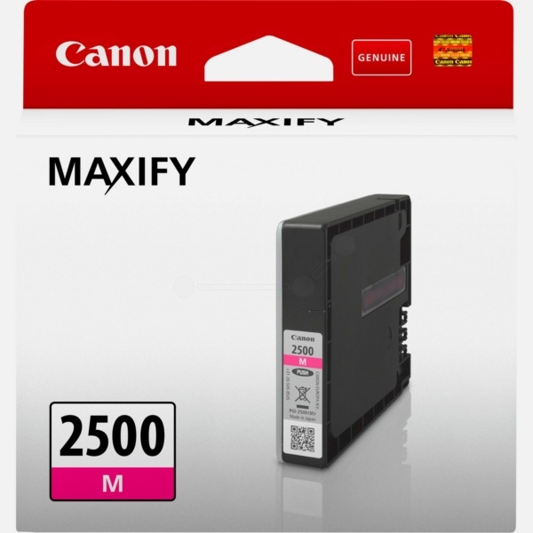 Canon 9302B001/PGI-2500M Tintenpatrone magenta, 700 Seiten 9,6ml