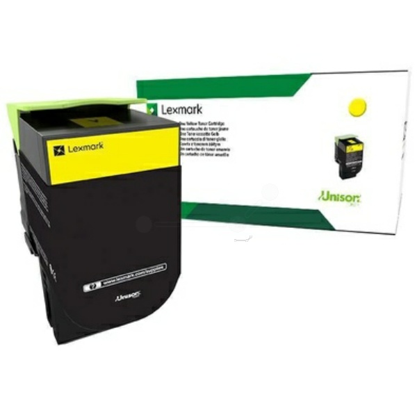 Lexmark 71B20Y0 Toner-Kit gelb return program, 2.300 Seiten ISO/IEC 19752