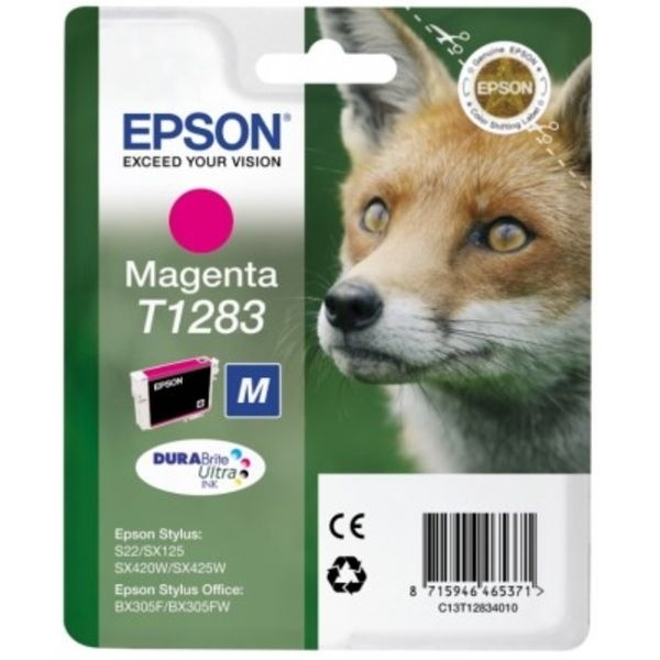 Epson C13T12834012/T1283 Tintenpatrone magenta, 140 Seiten 3,5ml