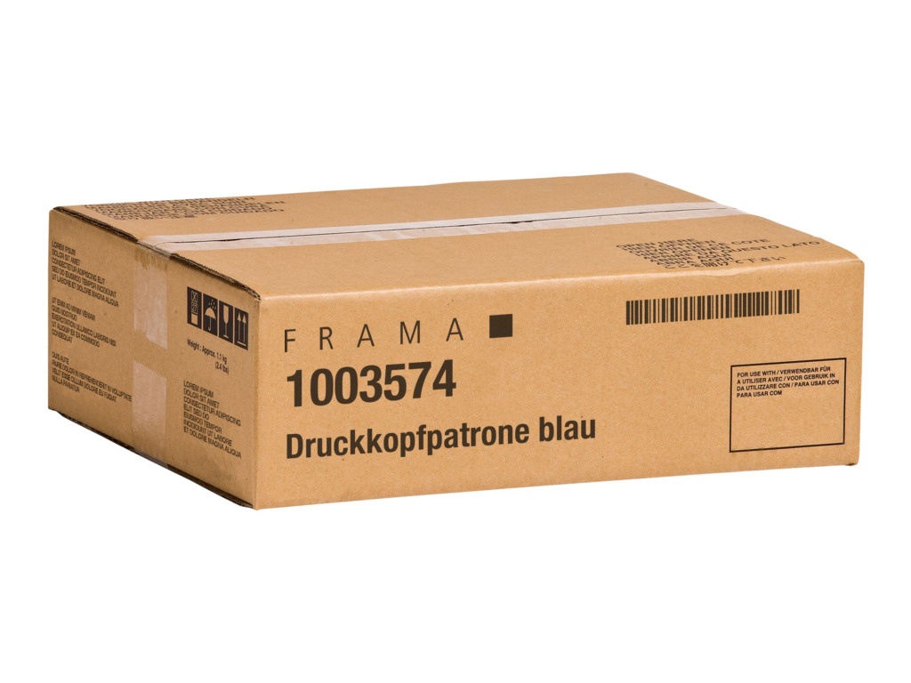 Frama 1003574 Druckkopfpatrone blau, 4.000 Seiten