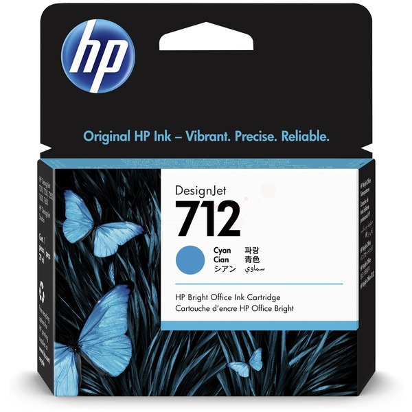 HP 3ED67A/712 Tintenpatrone cyan 29ml