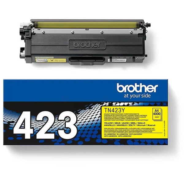 Brother TN-423Y Toner-Kit gelb High-Capacity, 4.000 Seiten ISO/IEC 19752