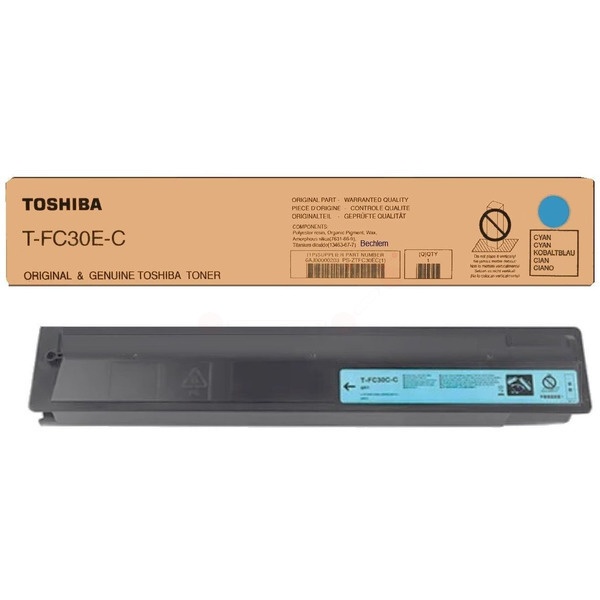 Toshiba 6AG00004447/T-FC30EC Toner cyan, 33.600 Seiten/6%