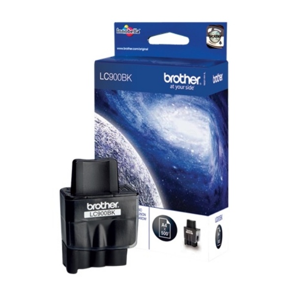 Brother LC-900BK Tintenpatrone schwarz, 500 Seiten/5% 9ml