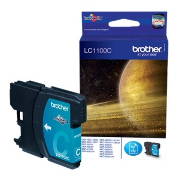 Brother LC-1100C Tintenpatrone cyan, 325 Seiten ISO/IEC 24711 5.5ml