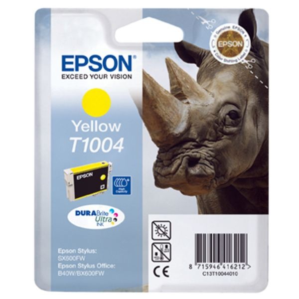 Epson C13T10044010/T1004 Tintenpatrone gelb, 990 Seiten ISO/IEC 24711 11.1ml