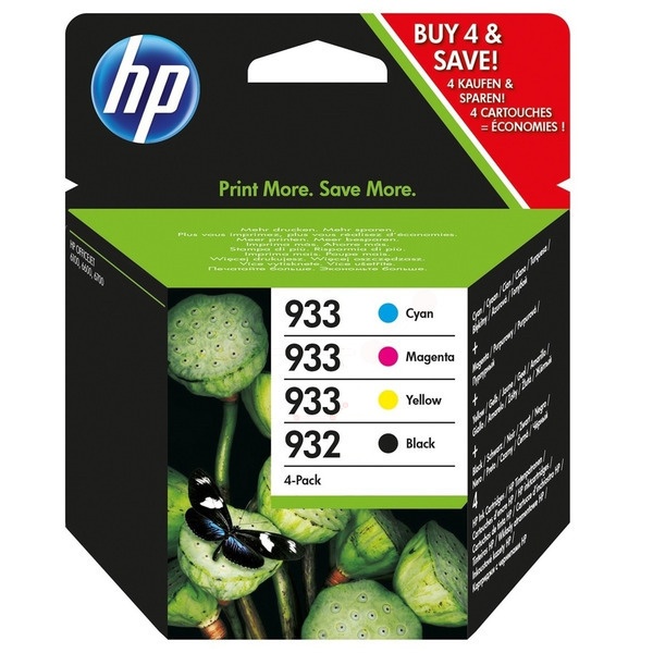 HP 6ZC71AE/932/933 Tintenpatrone MultiPack Bk,C,M,Y 8,5ml + 3x4ml VE=4