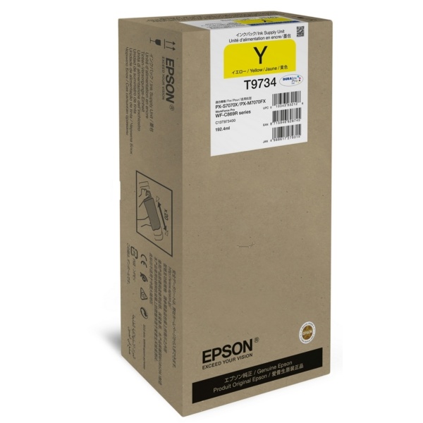 Epson C13T973400/T9734 Tintenpatrone gelb, 22.000 Seiten 192,4ml