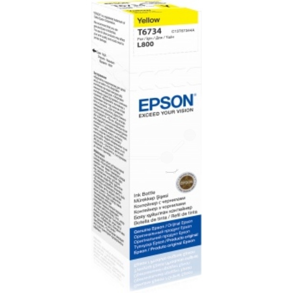 Epson C13T67344A/T6734 Tintenflasche gelb, 1.800 Seiten 70ml