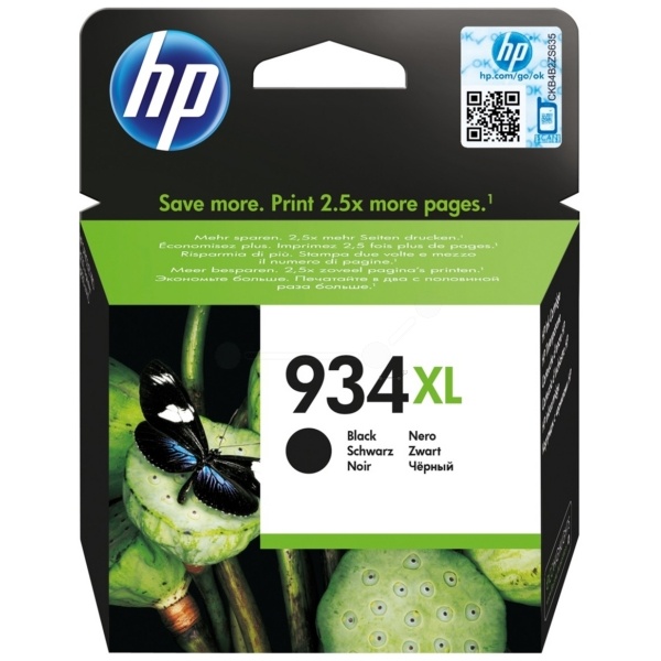 HP C2P23AE/934XL Tintenpatrone schwarz High-Capacity, 1.000 Seiten ISO/IEC 24711 25.5ml