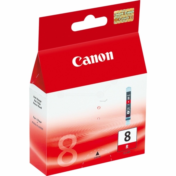 Canon 0626B001/CLI-8R Tintenpatrone rot, 5.790 Seiten 13ml