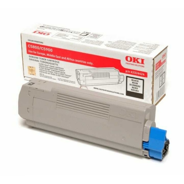 OKI 43324424 Toner schwarz, 6.000 Seiten/5%