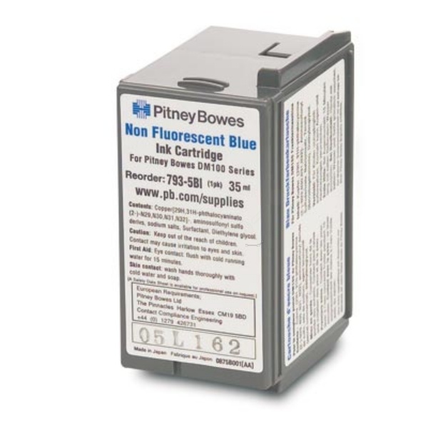 Pitney Bowes 793-5BI Druckkopfpatrone blau, 3.000 Seiten 35ml