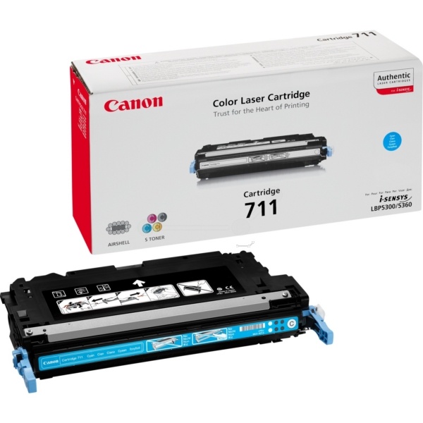 Canon 1659B002/711C Tonerkartusche cyan, 6.000 Seiten