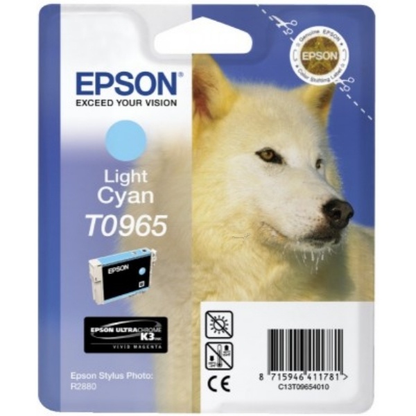 Epson C13T09654010/T0965 Tintenpatrone cyan hell, 865 Seiten 11.4ml