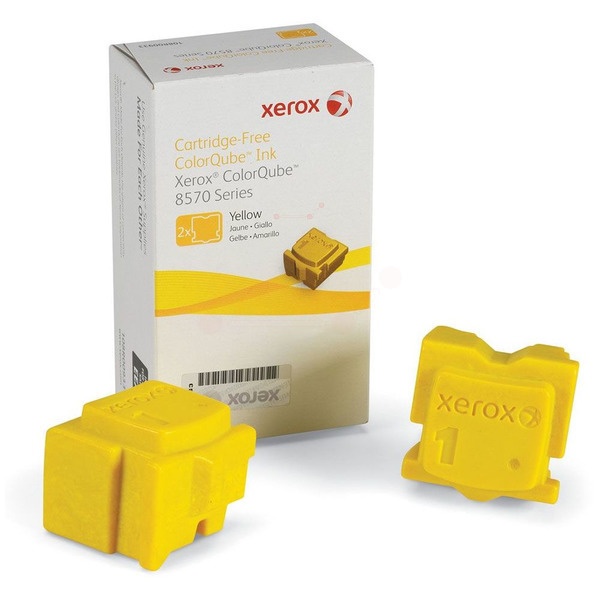 Xerox 108R00933 Festtinte in Color-Stix gelb Doppelpack, 2x4.400 Seiten VE=2